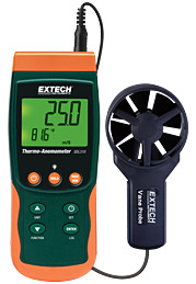 Máy đo vận tốc và lưu lượng gió Extech SDL310