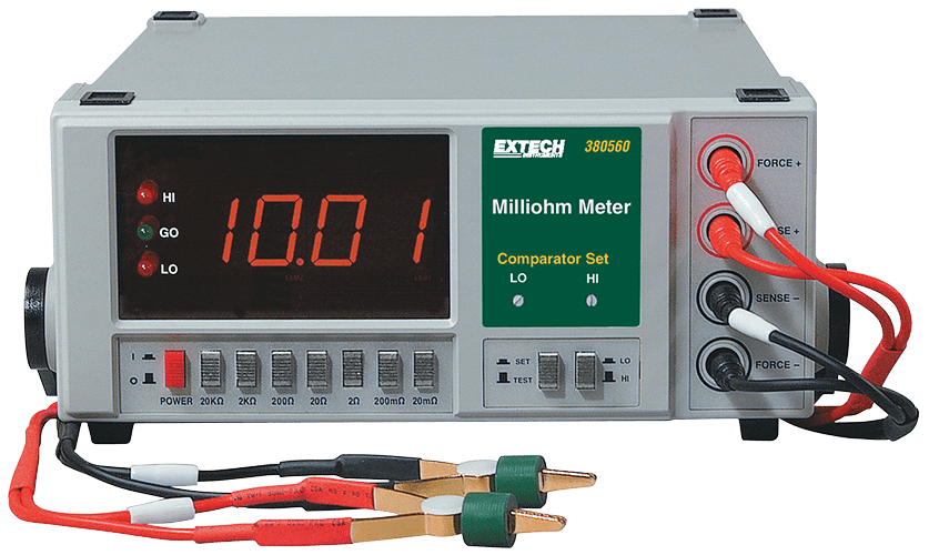 Thiết bị đo điện trở Milliohm Extech 380562