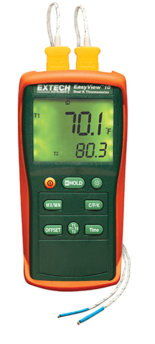 Máy đo nhiệt độ 2 kênh Extech EA10