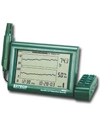 Máy ghi biểu đồ nhiệt độ và độ ẩm Extech RH520A
