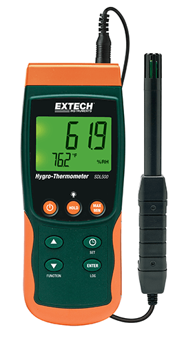 Máy ghi dữ liệu nhiệt độ và độ ẩm Extech SDL500