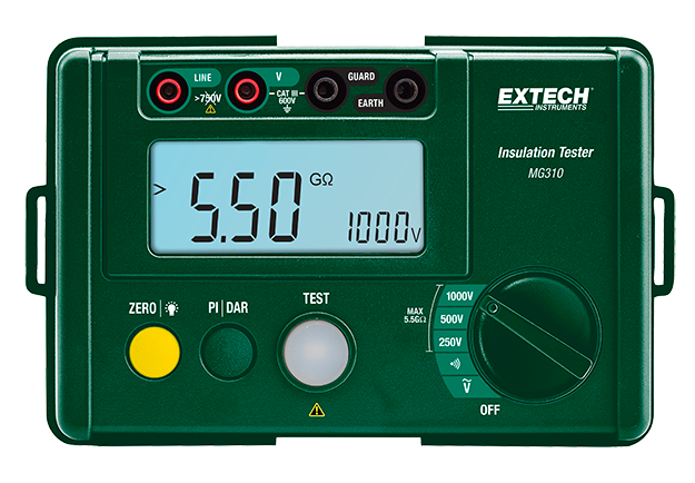 Máy Kiểm tra điện áp và điện trở cách điện Extech MG310
