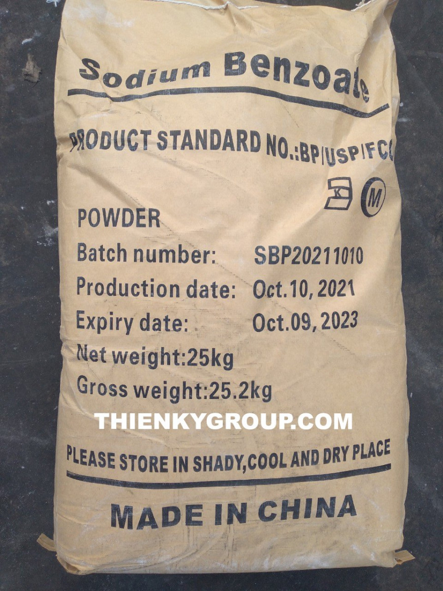 Sodium Benzoat powder BP/USP 98% (C6H5COONa)