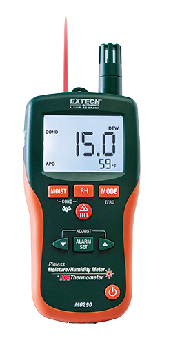 Máy đo độ ẩm và nhiệt kế hồng ngoại Extech MO290