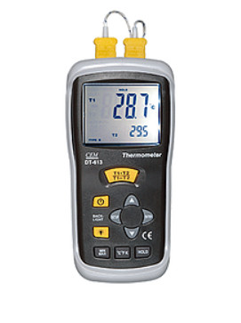 Máy đo nhiệt độ tiếp xúc kiểu K CEM DT-612