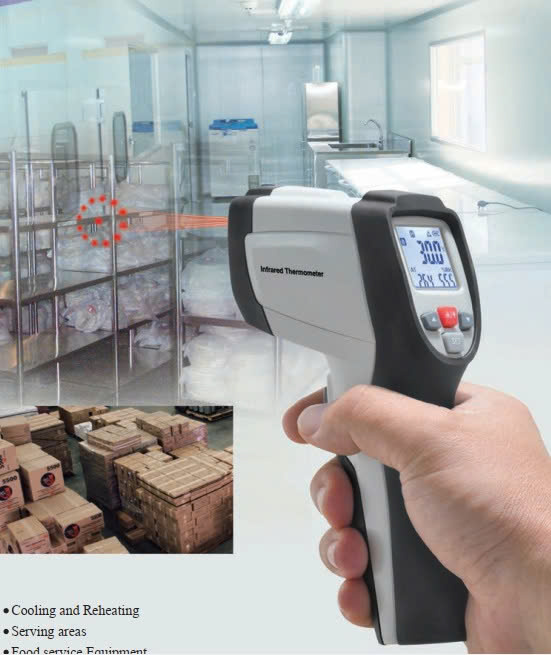  Máy đo nhiệt độ và độ ẩm hồng ngoại CEM DT-8870