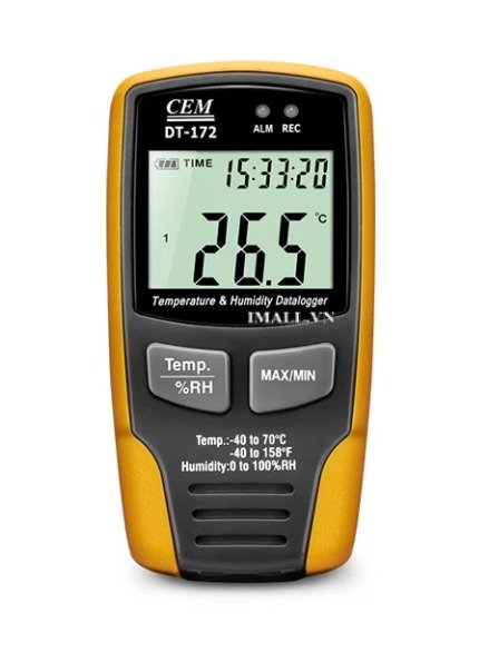 Máy ghi dữ liệu Nhiệt độ và Độ ẩm CEM DT-172