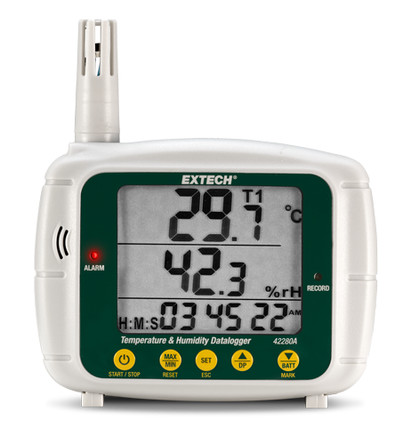 Máy ghi dữ liệu nhiệt độ và độ ẩm Extech 42280A 