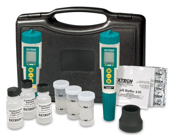 Thiết bị đo pH, độ dẫn điện EC, TDS, độ mặn, nhiệt độ EXTECH EC510